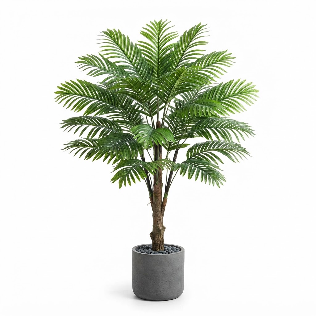 Tropical Faux Palm Plant