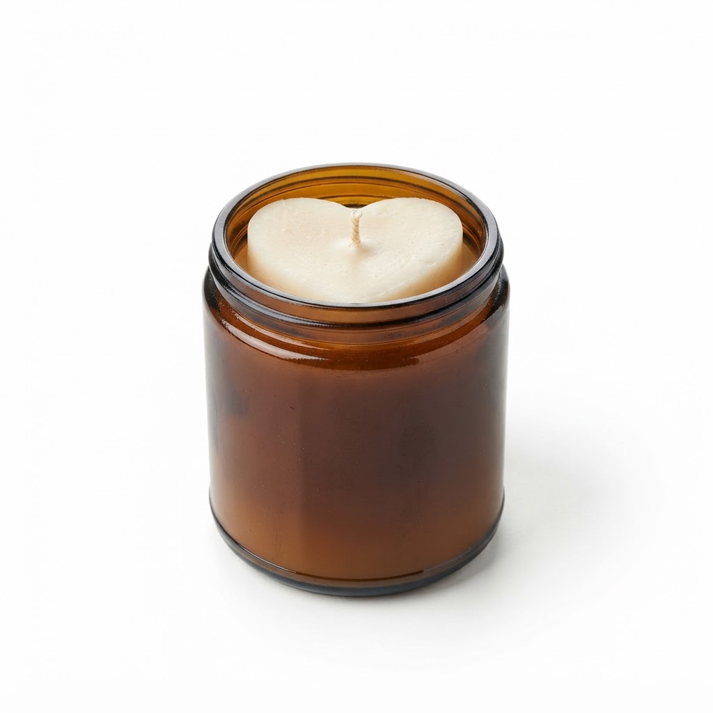 Heart-Scented Soy Wax Candles