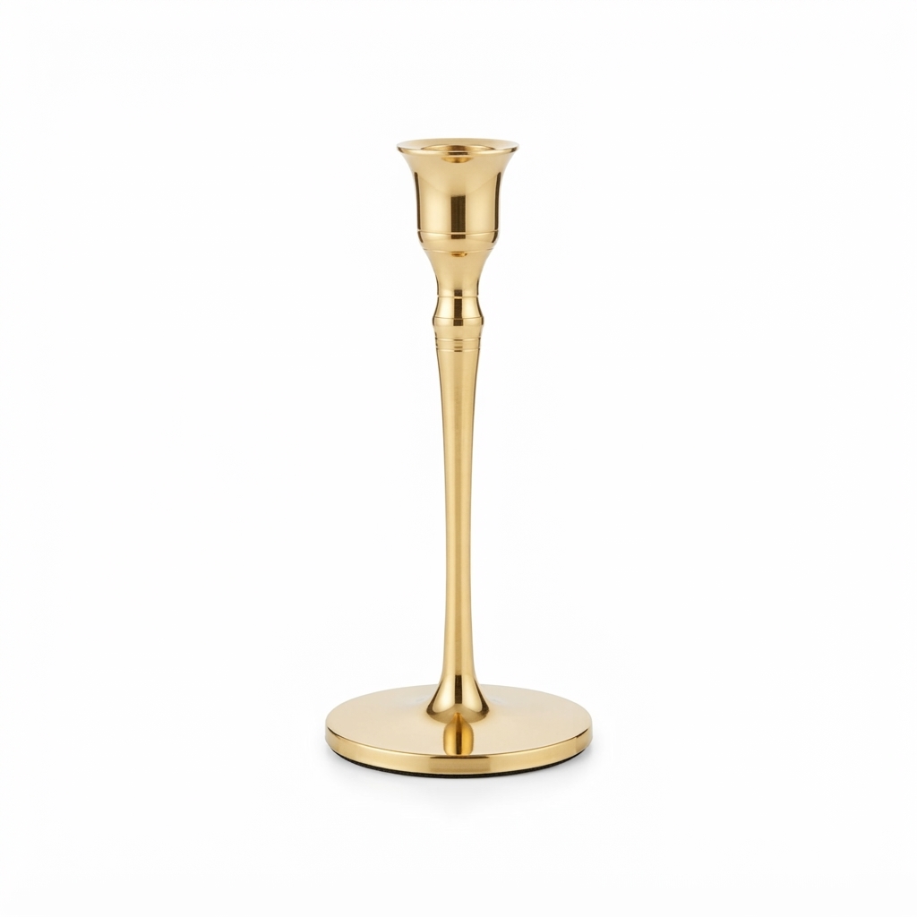 Gold Taper Candle Holders