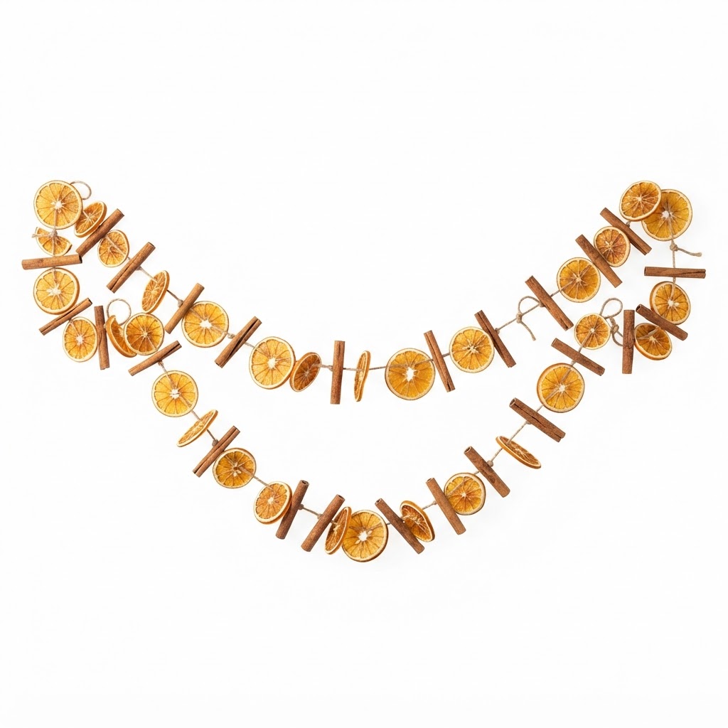 Dried Orange and Cinnamon Garland