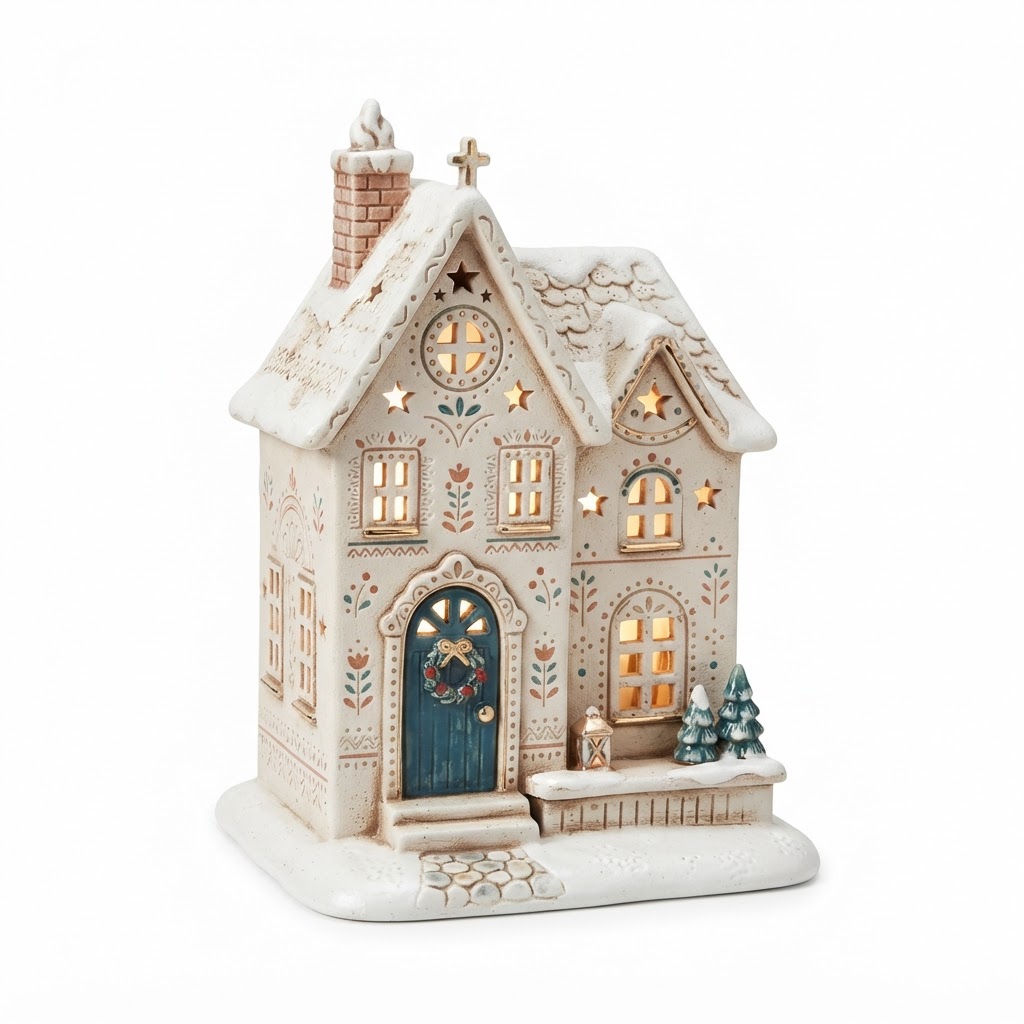 Ceramic Village Christmas Houses