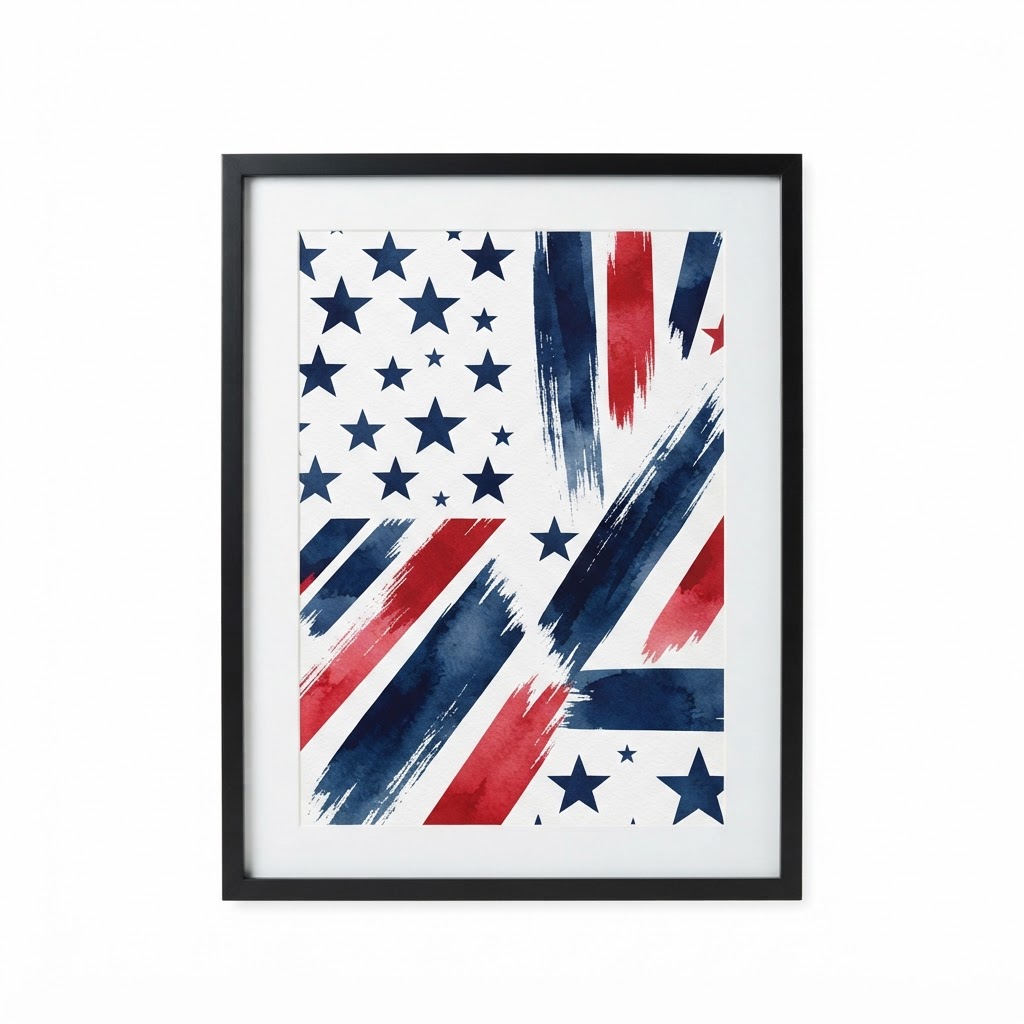 Framed Abstract Wall Art