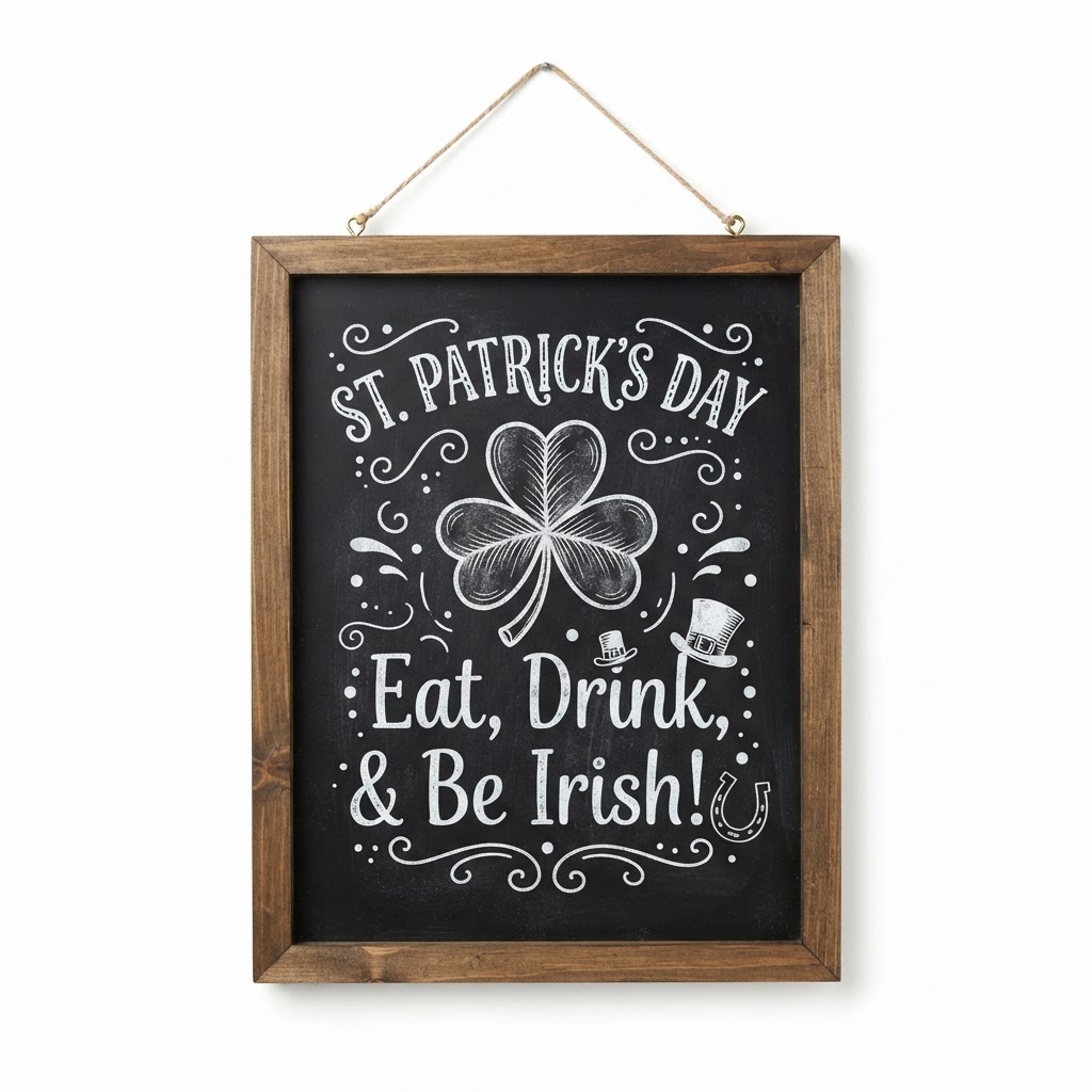 Chalkboard Wall Sign