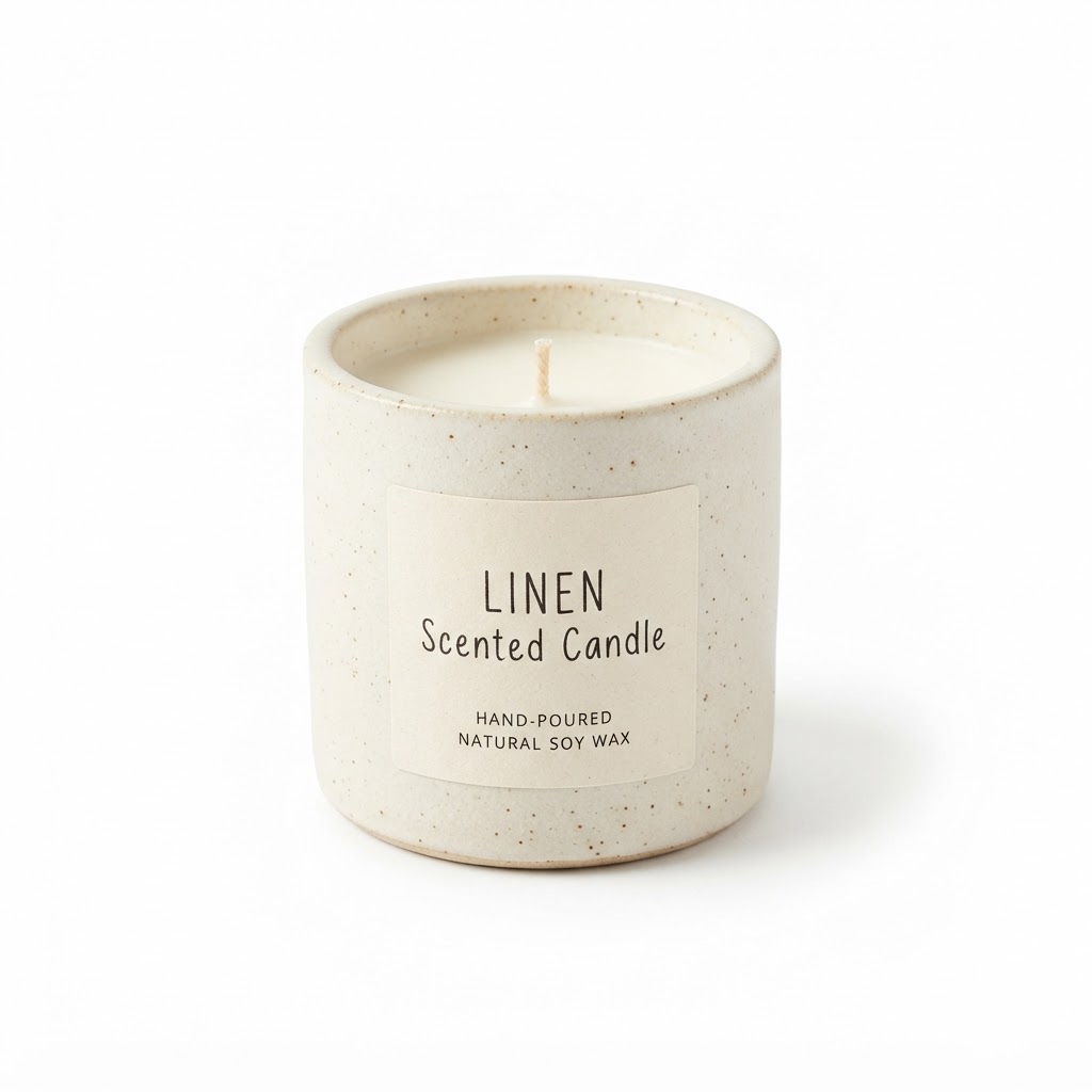 Linen Scented Candle