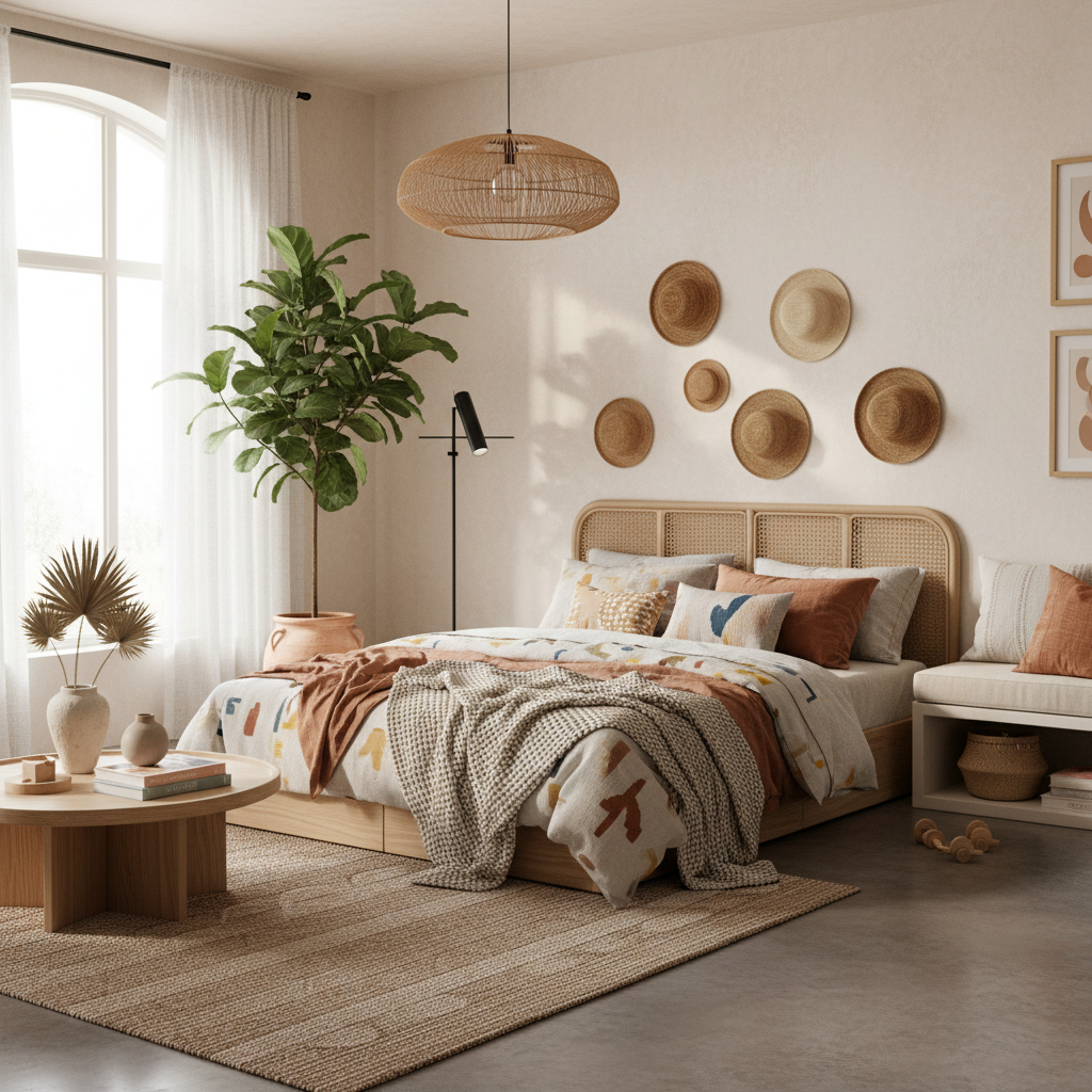Scandinavian Summer Child Bedroom (Girl)