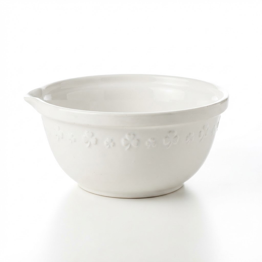 White Ceramic Mixing Bowls