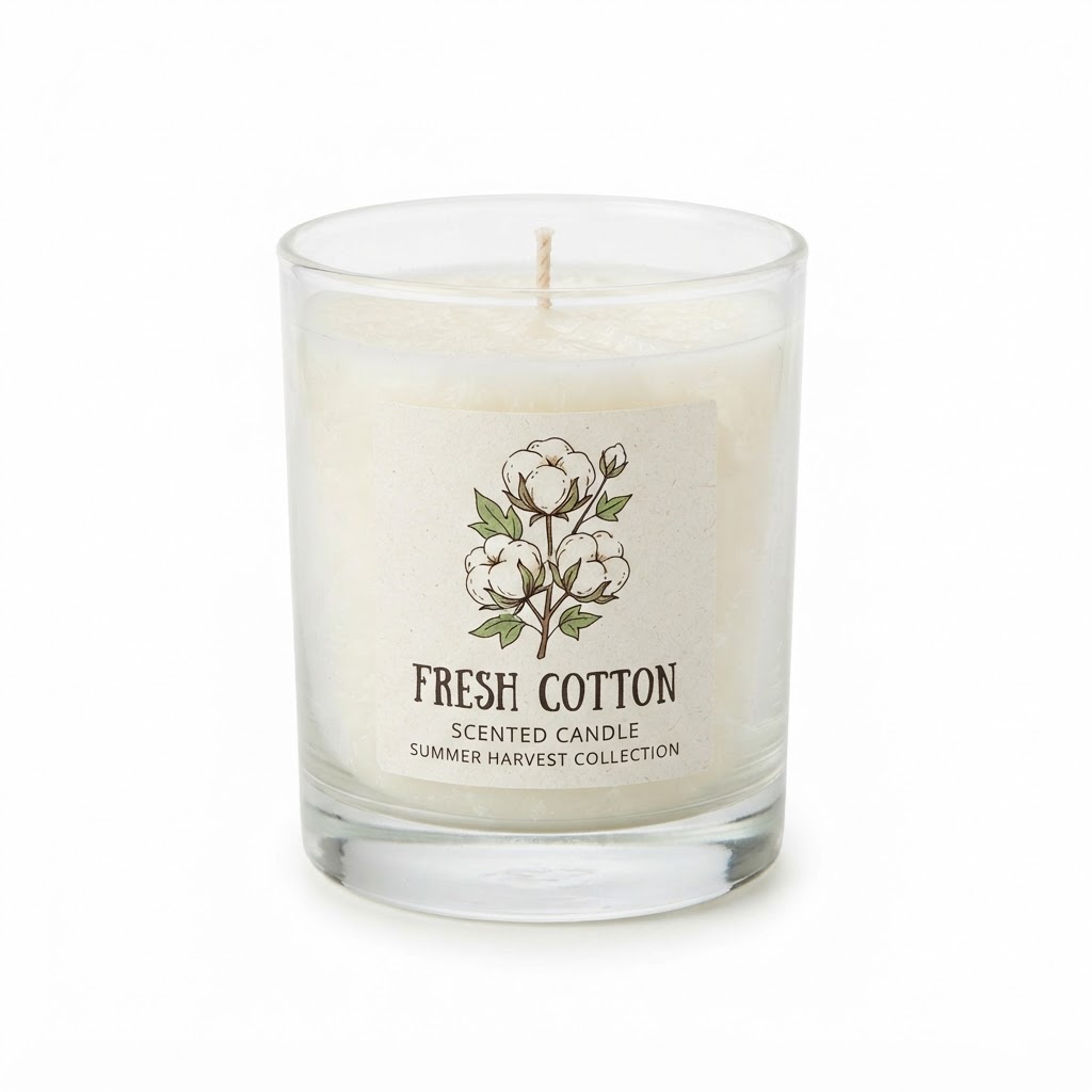 Fresh Cotton Scented Candle