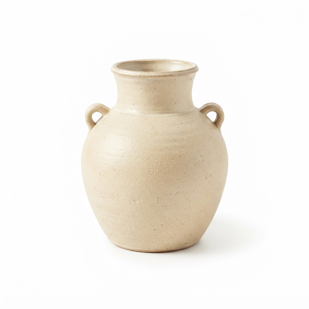 core Ceramic Cream Vase