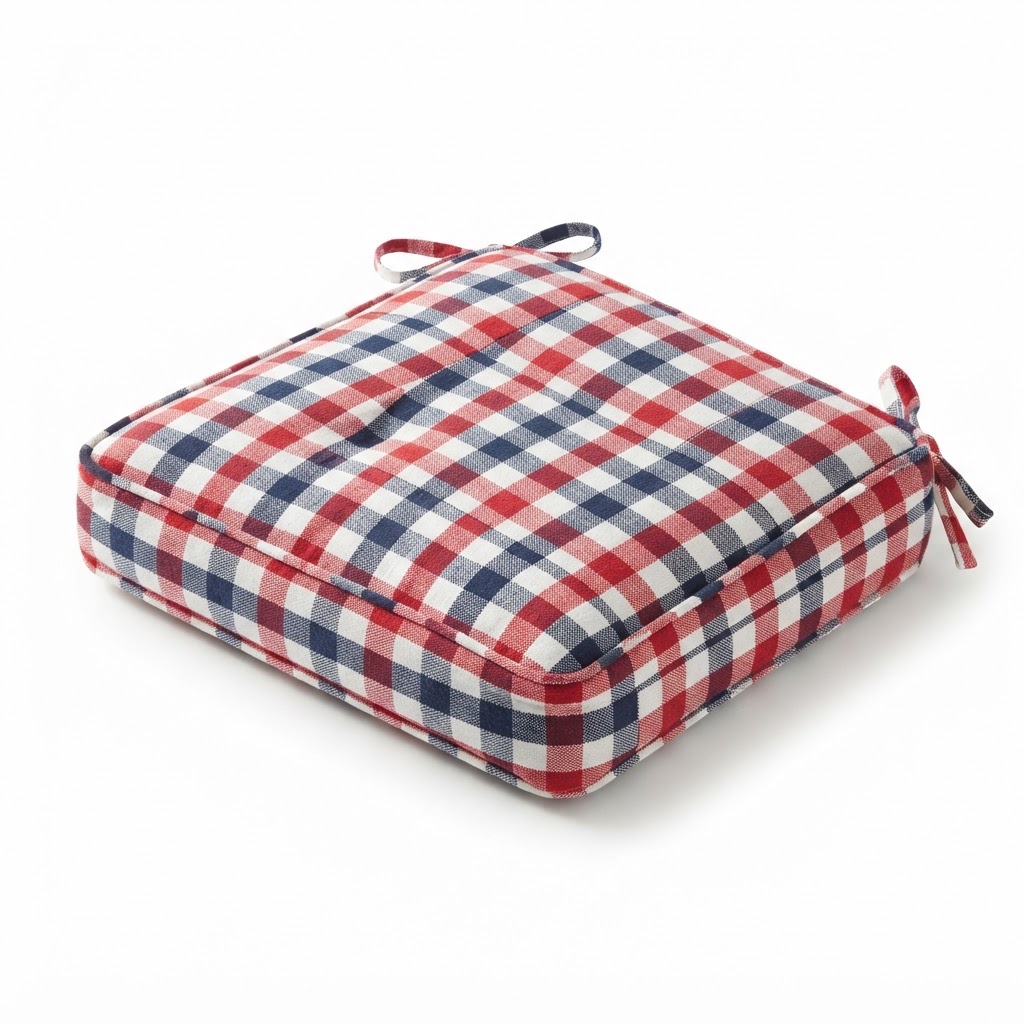 core Plaid Cotton Seat Cushions