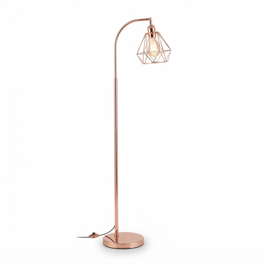 Rose Gold Floor Lamp