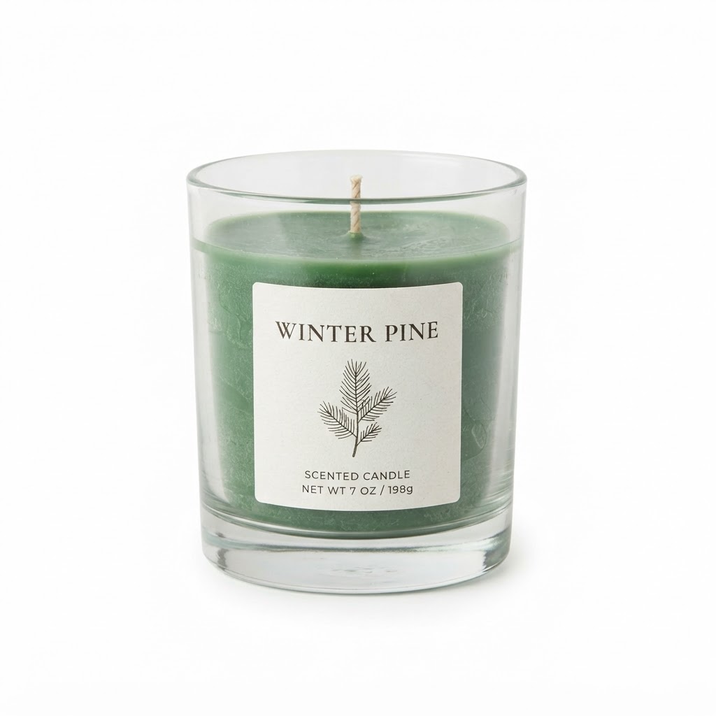 Winter Pine Scented Candle