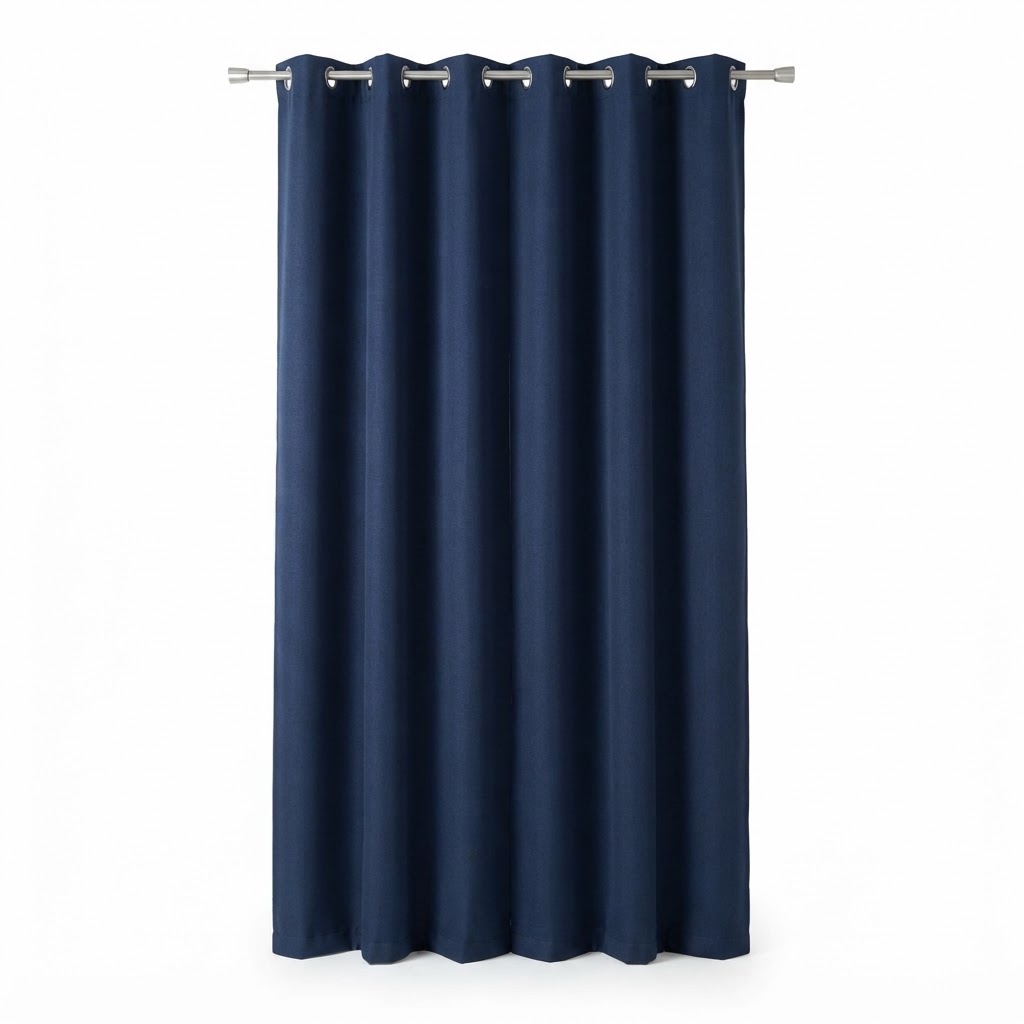 Navy Blue Blackout Curtains