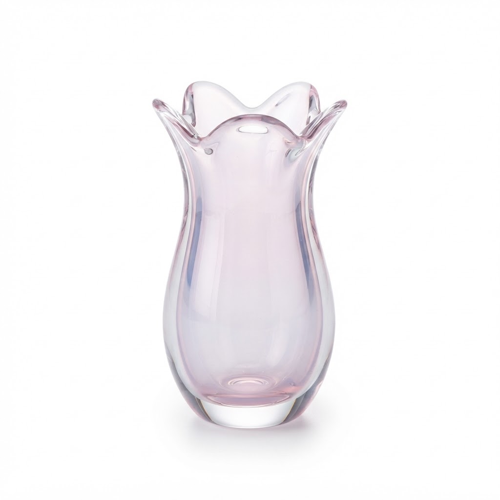Transitional Glass Tulip Vase