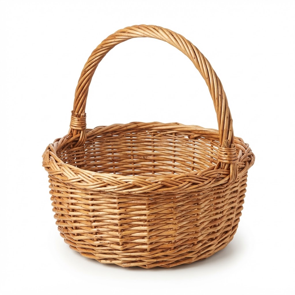 Woven Willow Easter Basket