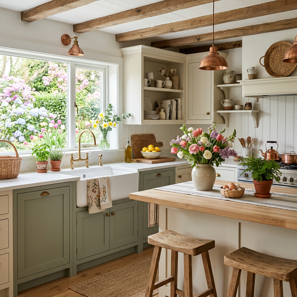Modern Cottage Spring Kitchen