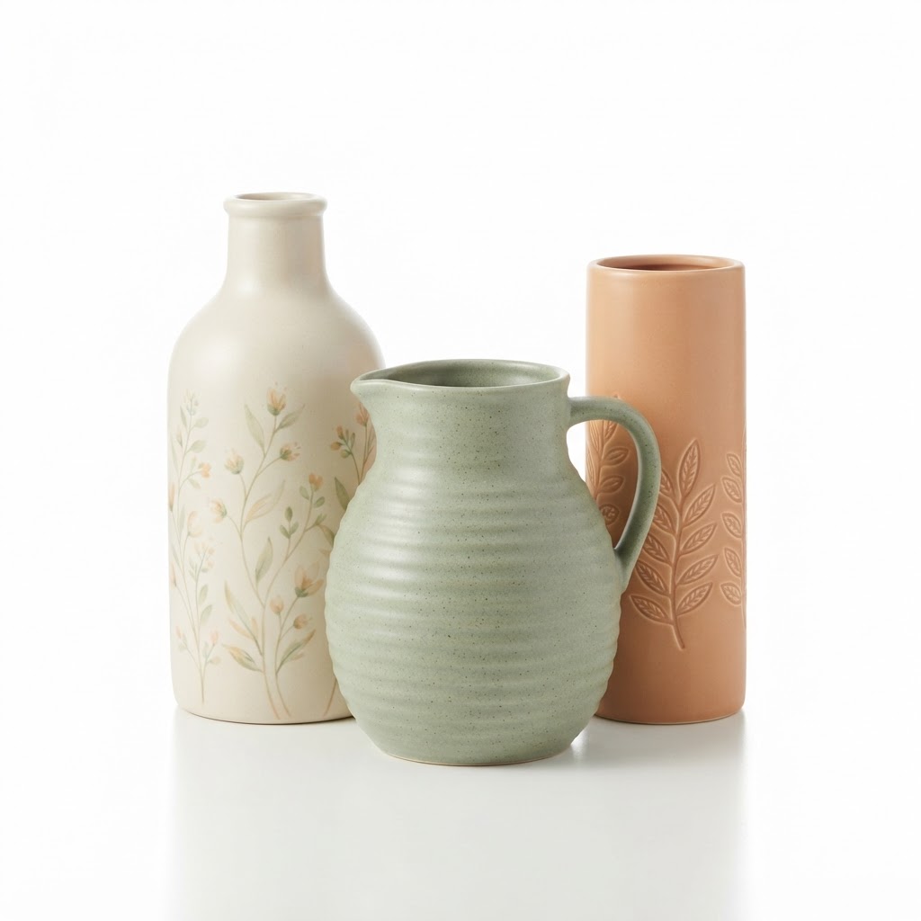 Spring Ceramic Vase Set