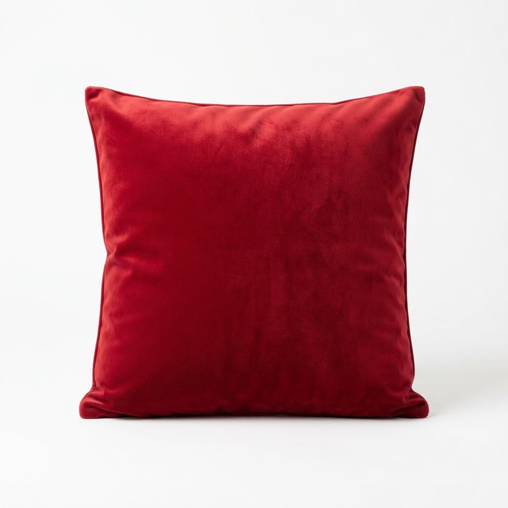 Red Velvet Throw Pillows