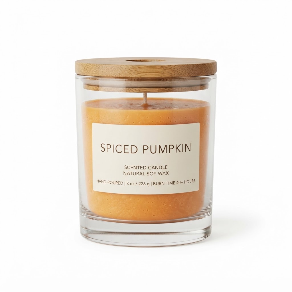 Spiced Pumpkin Scented Candle