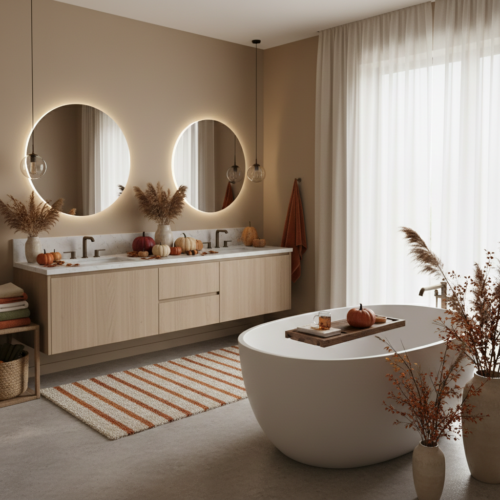 Nordic Thanksgiving Master Bathroom