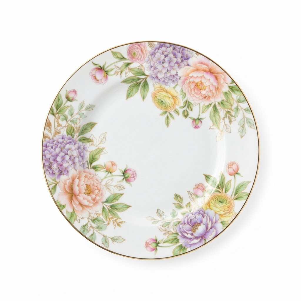 Spring Floral Dinner Plates