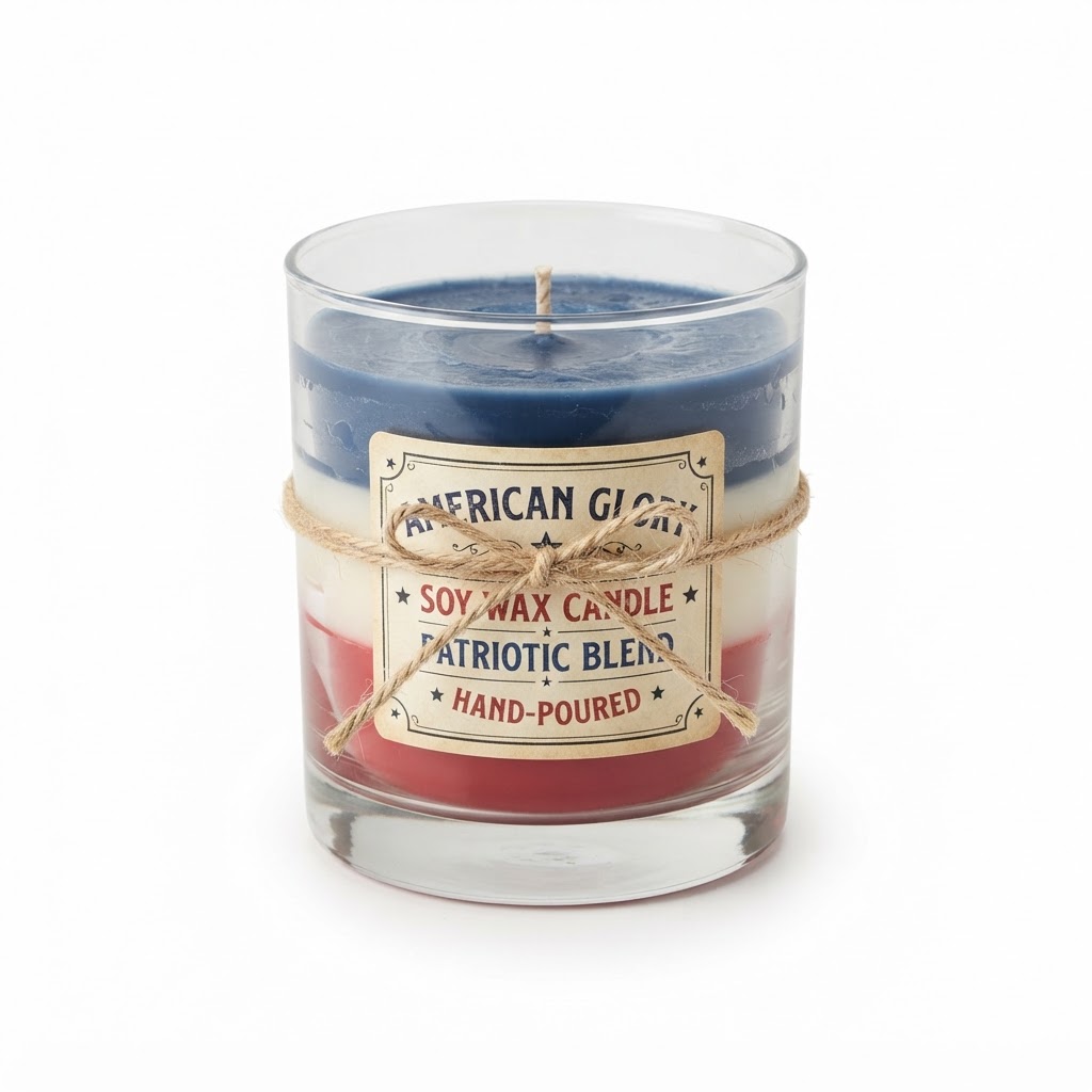 core Soy Wax Patriotic Candle