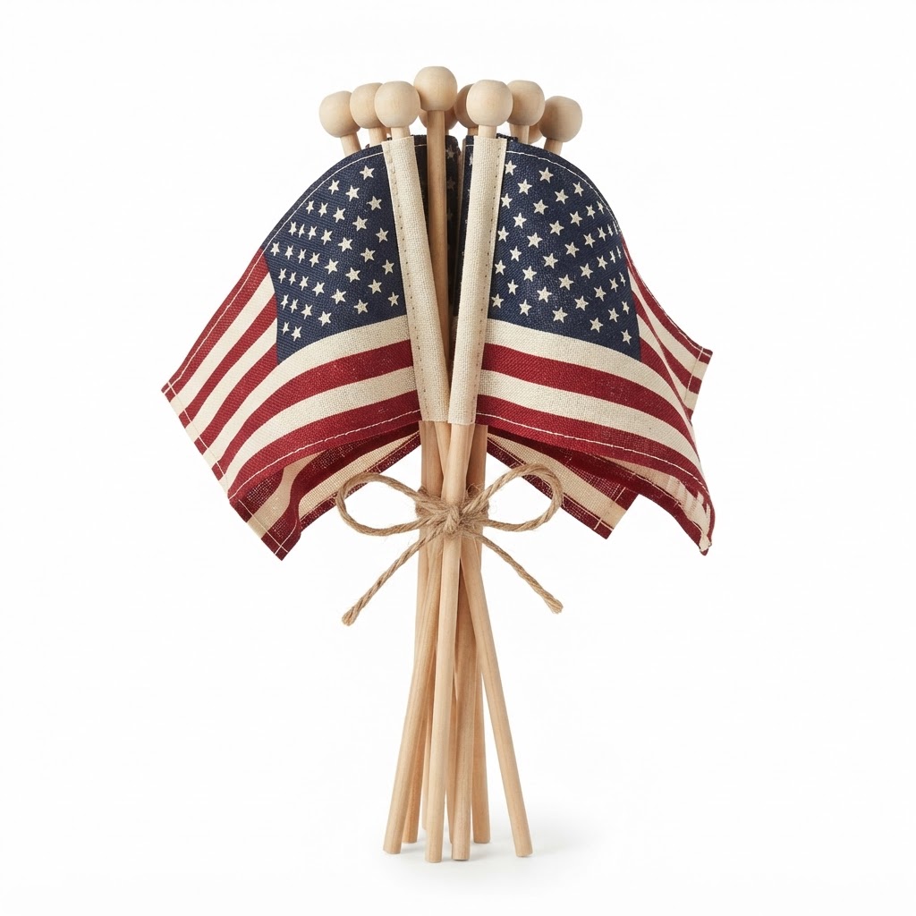 core Mini American Flag Set