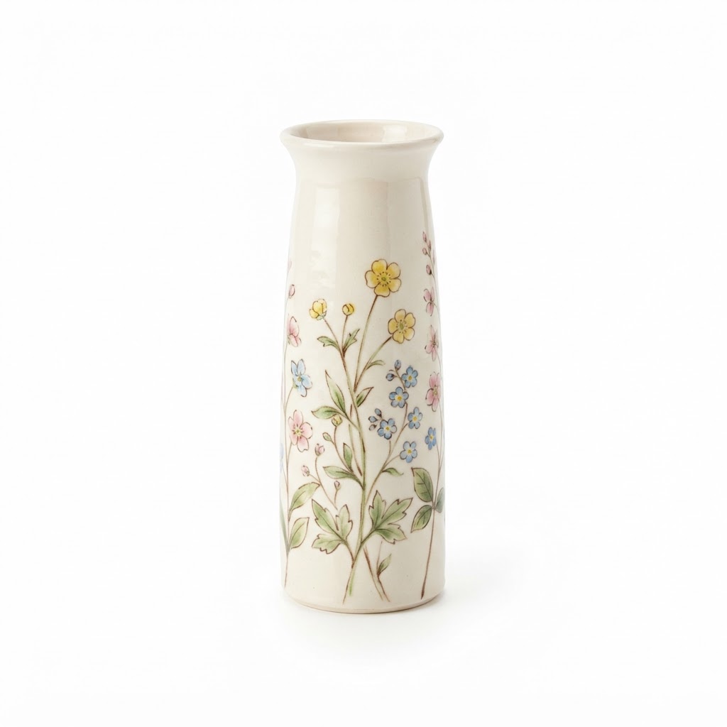 Spring Ceramic Bud Vase
