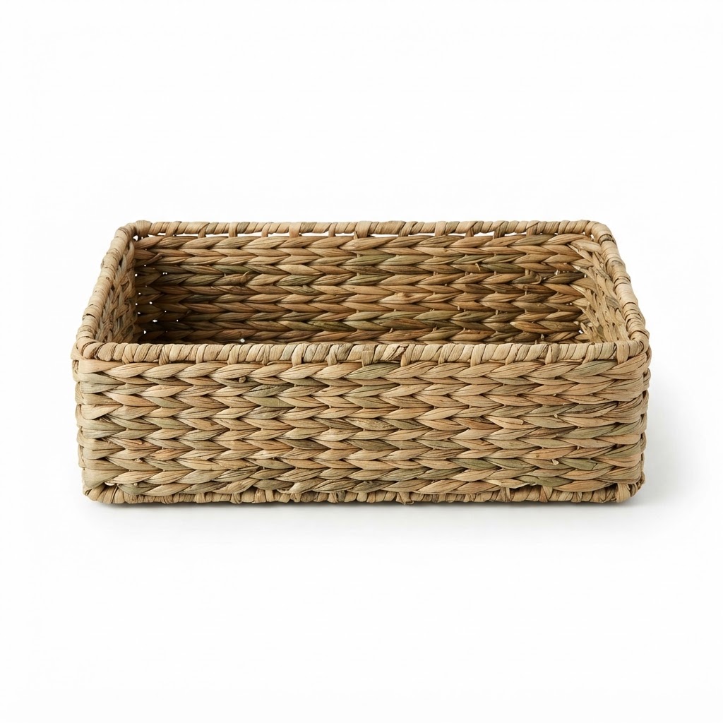 Woven Seagrass Desk Basket