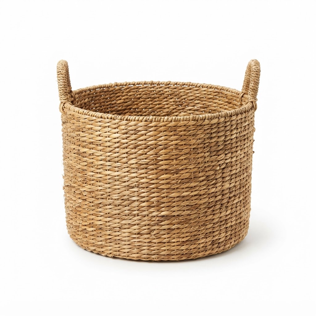 Natural Woven Storage Basket