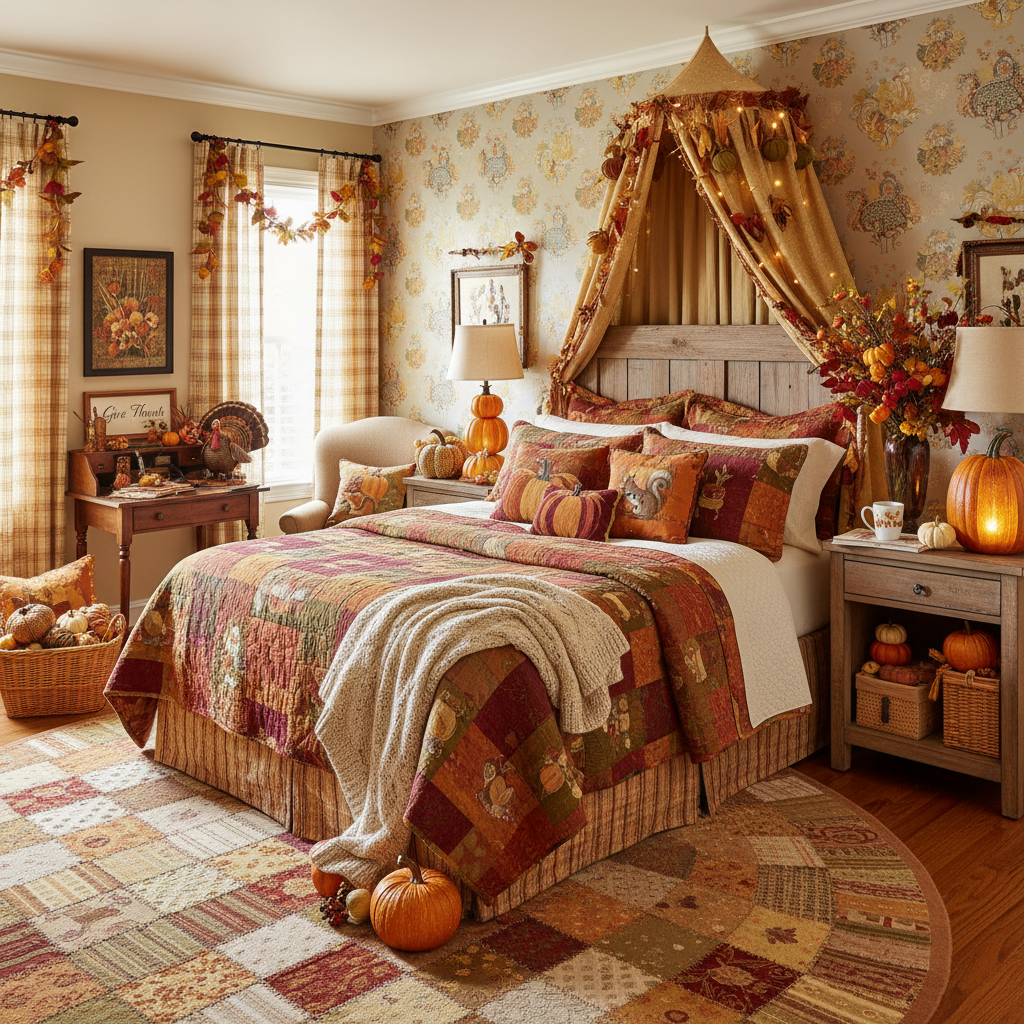Country Thanksgiving Child Bedroom (Girl)