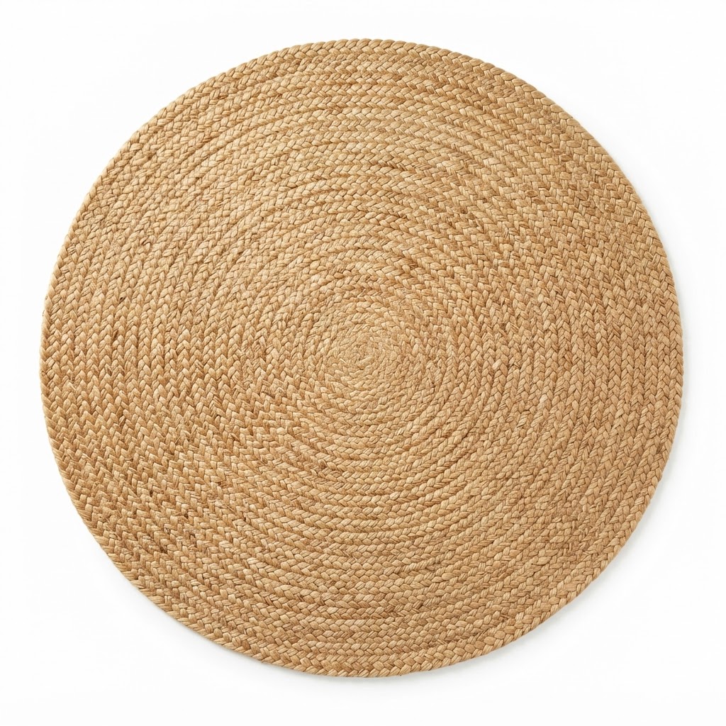 Round Jute Area Rug