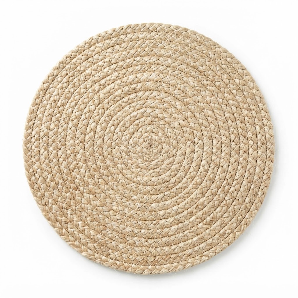 Jute Braided Round Placemats