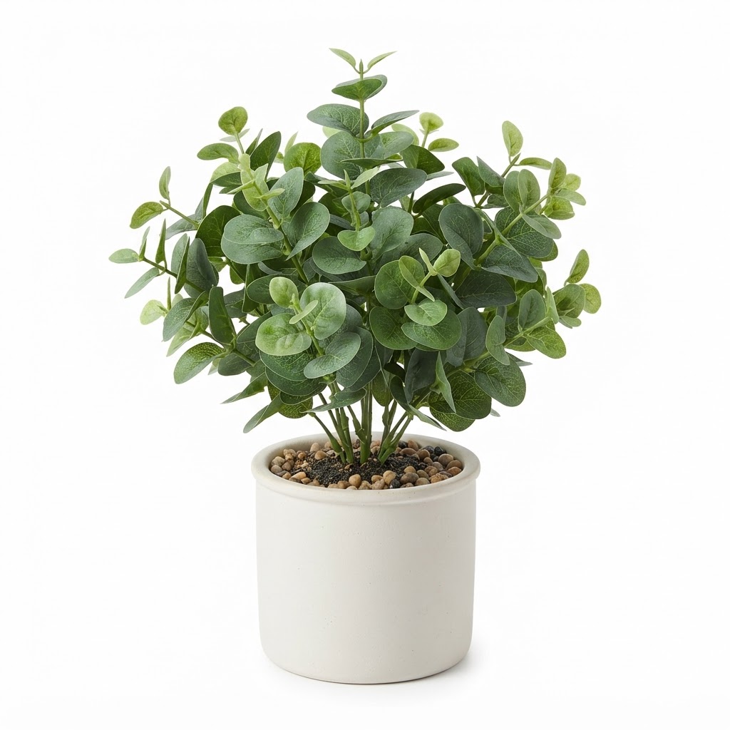 Potted Faux Greenery