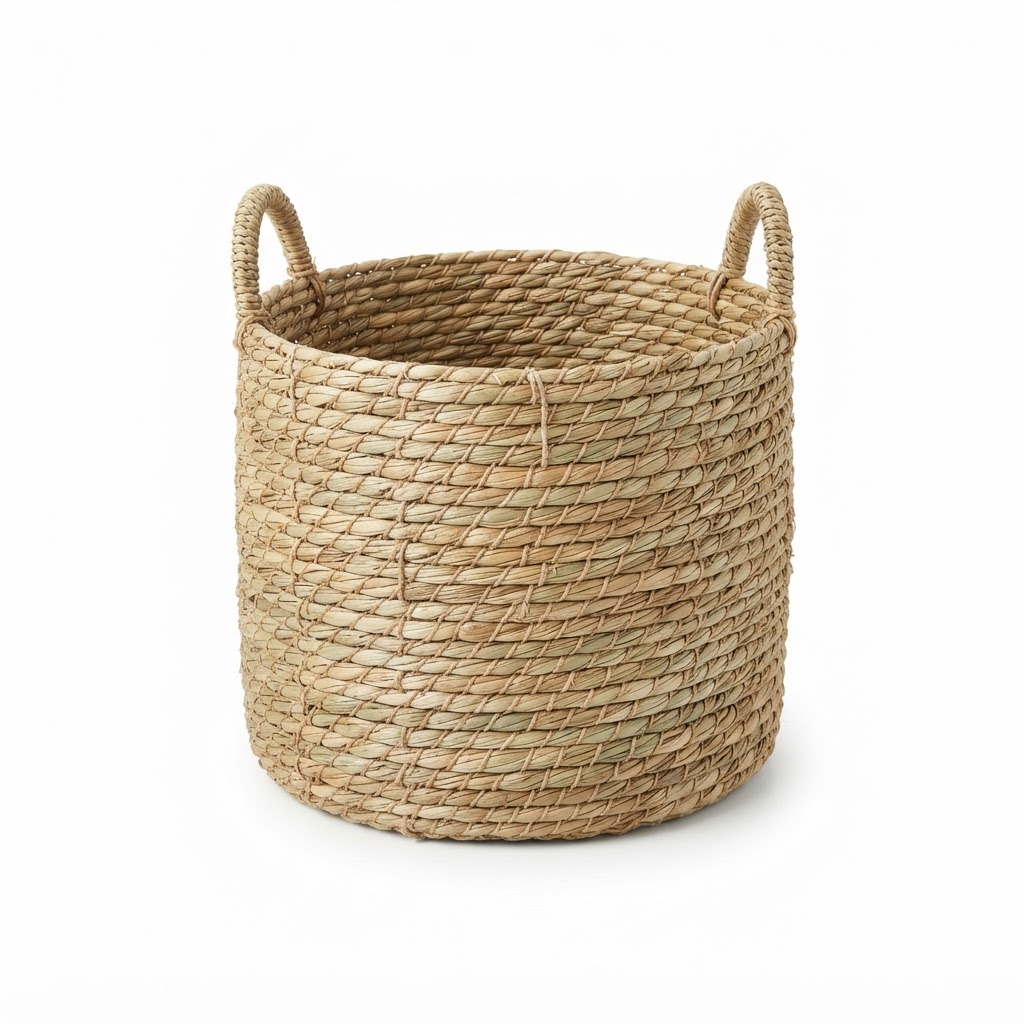 Woven Seagrass Storage Basket
