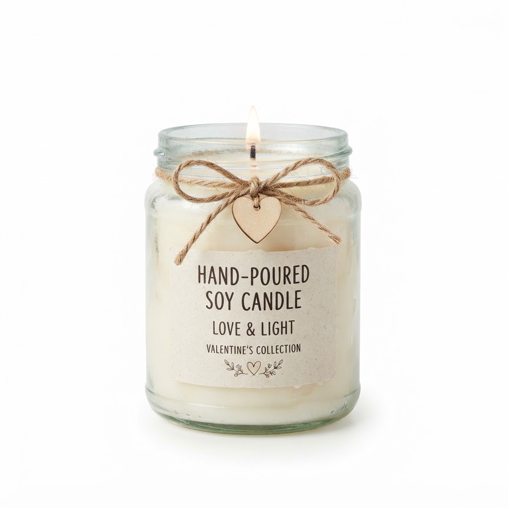 Hand-Poured Soy Jar Candle