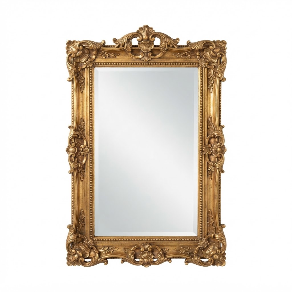 Gold Gilded Wall Mirror