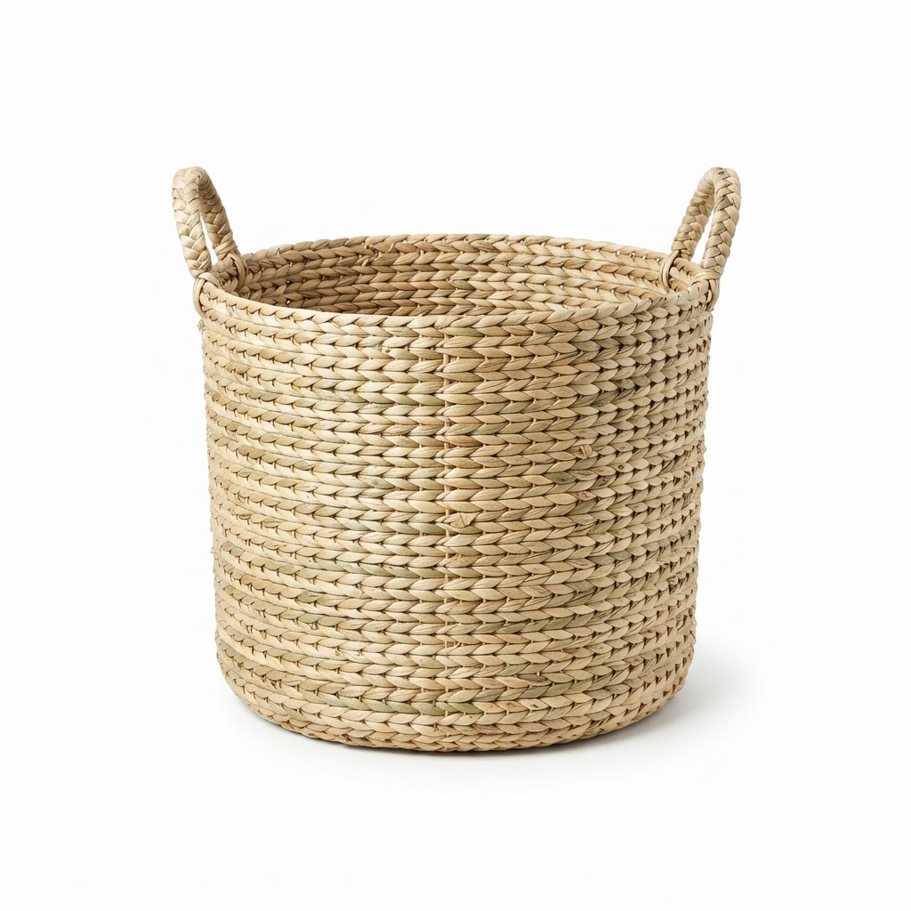 Natural Woven Seagrass Storage Basket