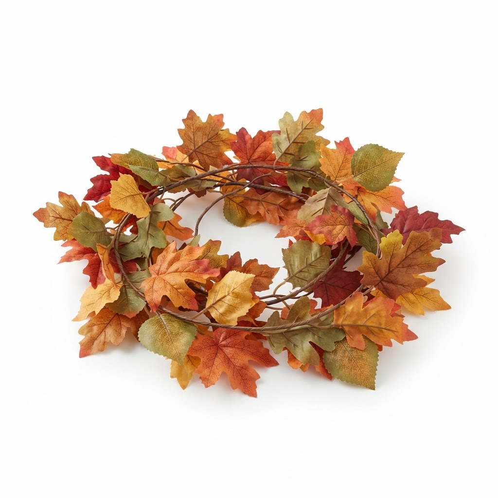 Autumnal Foliage Decorative Leaf Garland