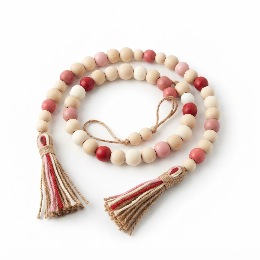 Wooden Bead Garland