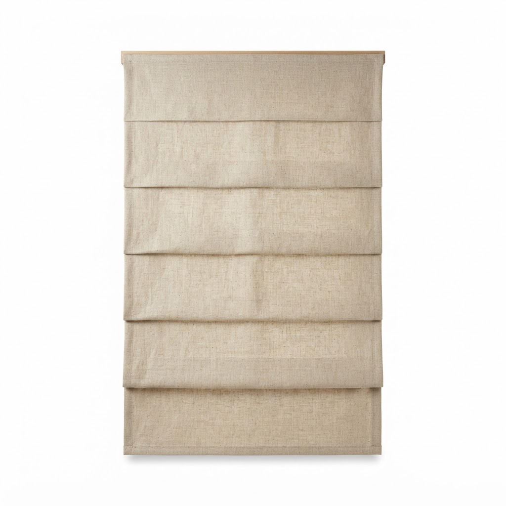 core Linen Window Roman Shade