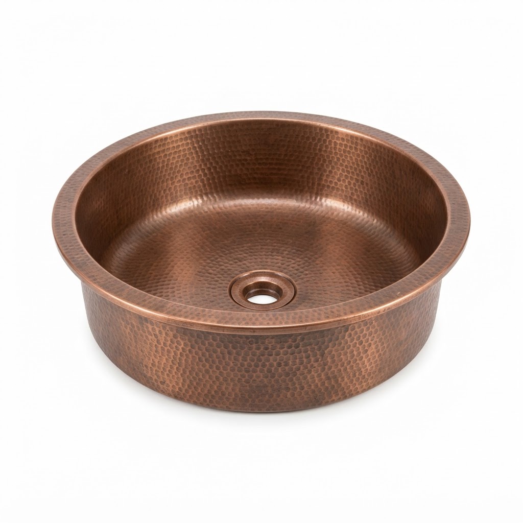 Copper Finish Bathroom Sink