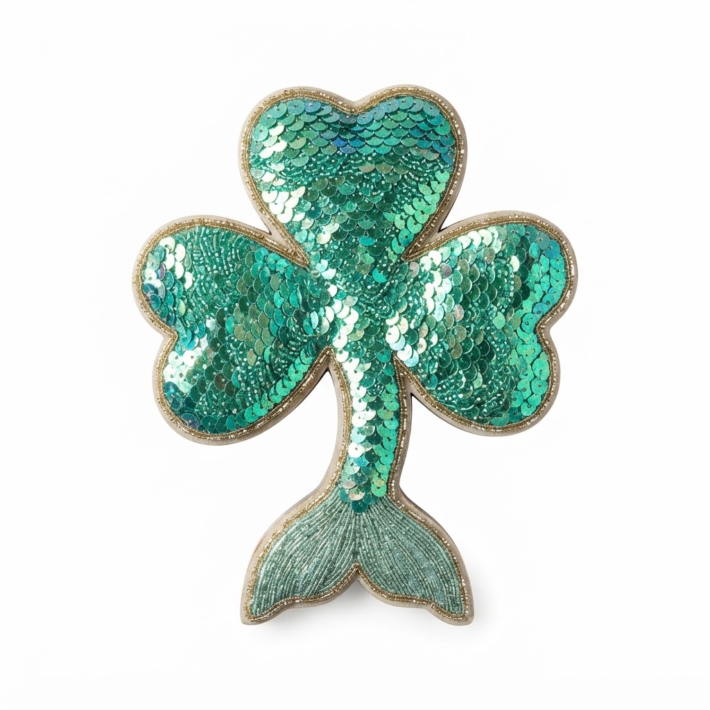 Mermaid Shamrock Wall Art