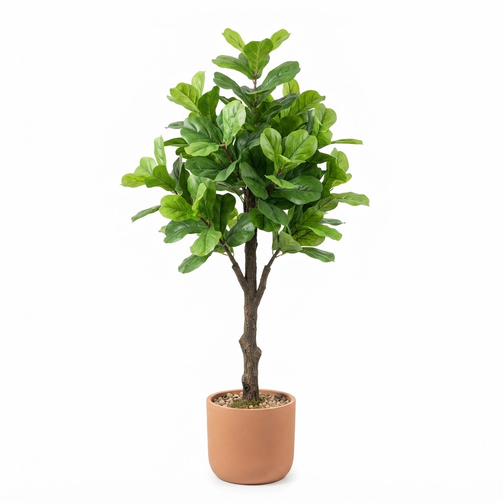 Spring Faux Potted Fiddle Leaf Fig Tree