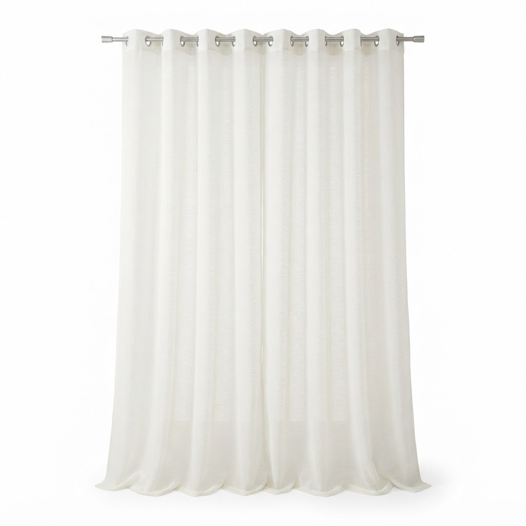 Soft White Sheer Curtains