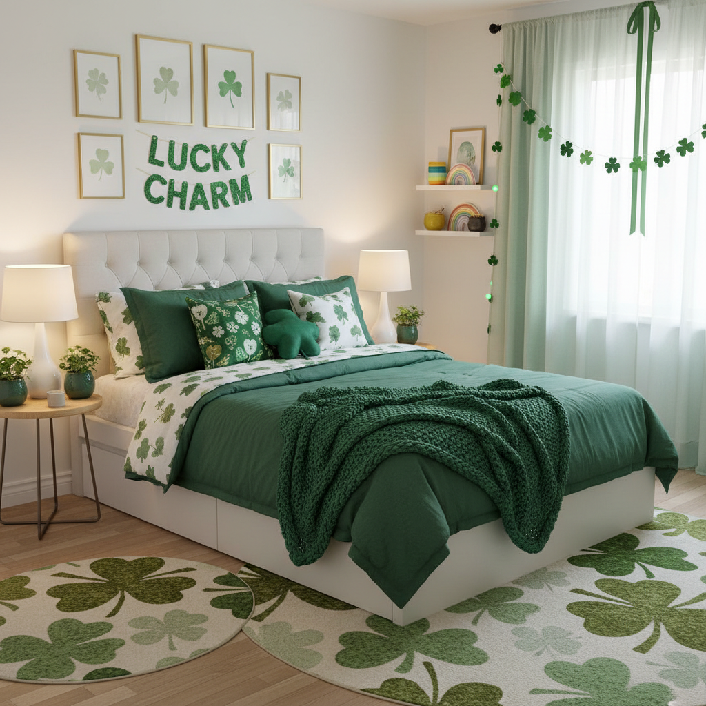 Minimalist St. Patrick's Day Child Bedroom (Girl)