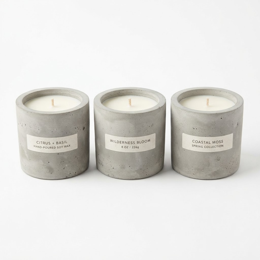 scented soy candle set