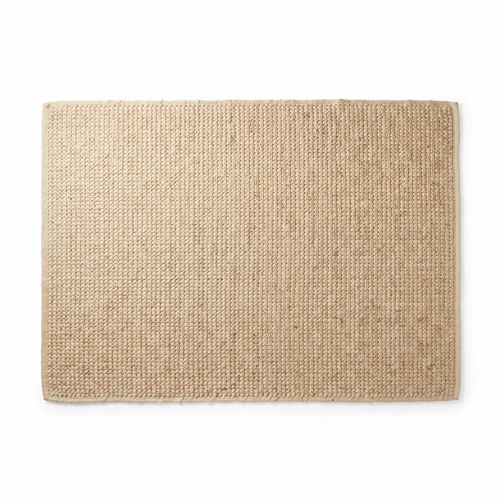 Beige Jute Area Rug