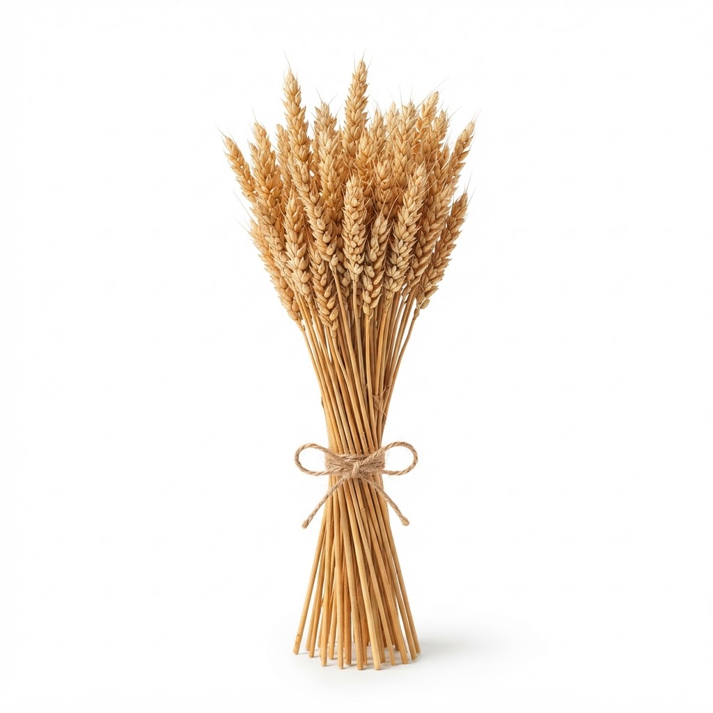 Set of Dried Wheat Grass Stems