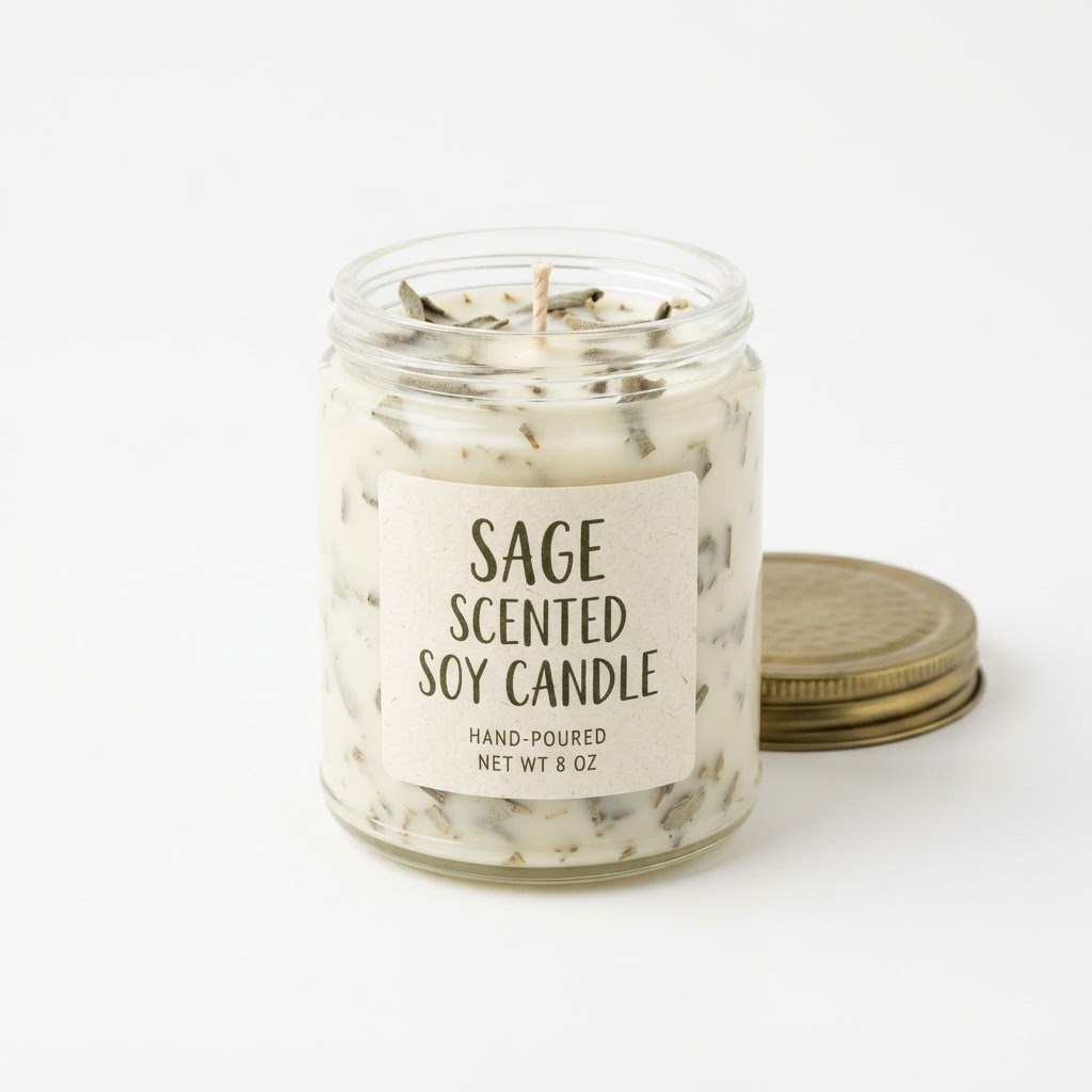 Sage Scented Soy Candle