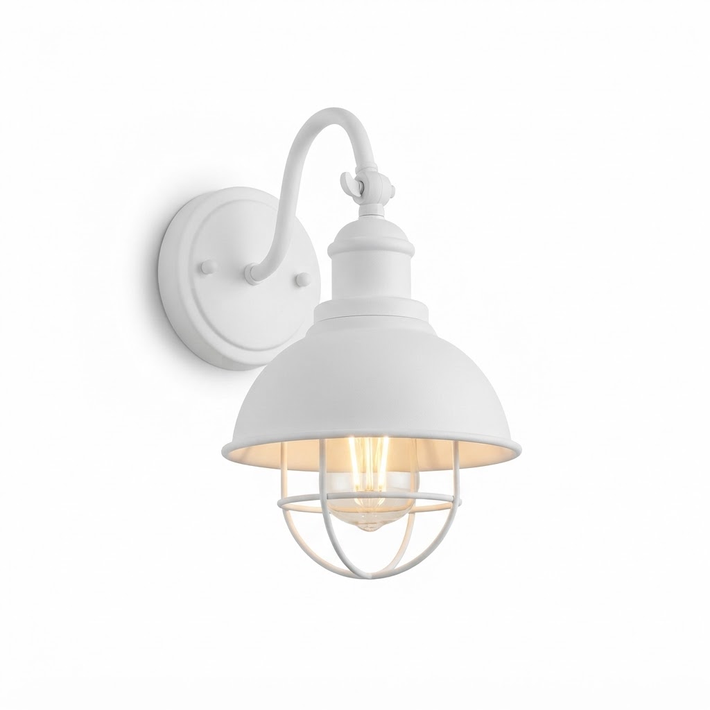 Matte White Wall Sconce